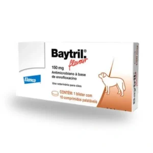 Baytril Flavour 150mg com 10 comprimidos