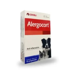 Alergocort Coveli Anti-inflamatório para Cães e Gatos 10 comprimidos