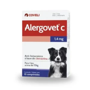 Alergovet C 1,4mg para Cães Acima de 15kg 10 comprimidos