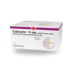 Cefaseptin 75mg Com 10 Tabletes Mastigaveis