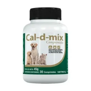 Cal D Mix para Cães e Gatos 30 comprimidos