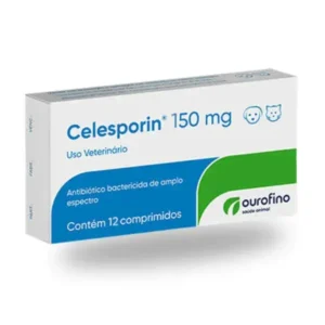 Antibiótico Celesporin 150mg Ourofino 12 comprimidos