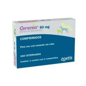 Antiemético Cerenia 60mg para Cães 4 comprimidos