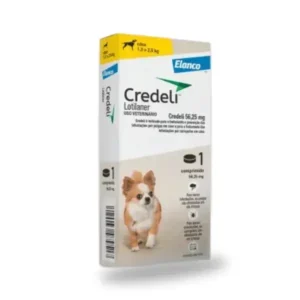 Antipulgas Credeli 56,25mg Cães 1,3 a 2,5 kg 1 comprimido