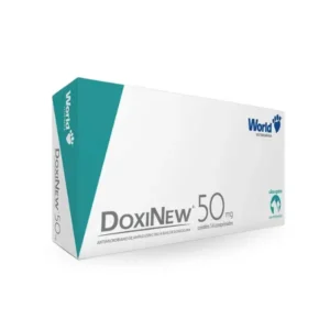 DoxiNew 50mg Antimicrobiano para Cães de 10kg e Gatos de 3kg