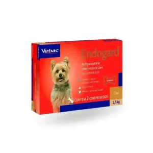 Endogard Vermífugo para Cães até 2,5 kg 2 comprimidos