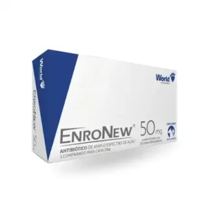 Enrotrat Tabs 100 mg Antimicrobiano Cães e Gatos 10 comprimidos