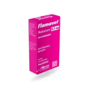 Flamavet 0,2mg Anti-inflamatório para Gatos 10 comprimidos