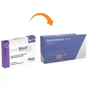 GastroBlock 10mg Omeprazol 10 comprimidos
