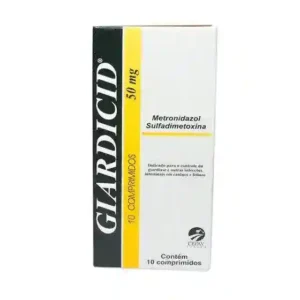 Giardicid 50mg para Cães e Gatos 10 comprimidos