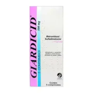 Giardicid 500mg para Cães e Gatos 5 comprimidos