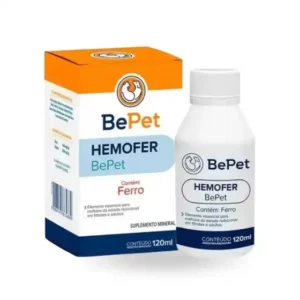 Hemofer Suplemento Mineral Cães e Gatos 120ml com Ferro