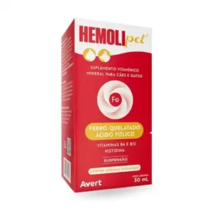 Hemolipet Suspensão Suplemento para Cães e Gatos 30 mL