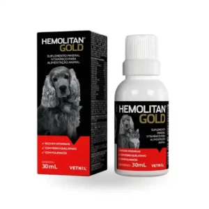 Hemolitan Gold Suplemento Vitamínico para Cães e Gatos 30ml