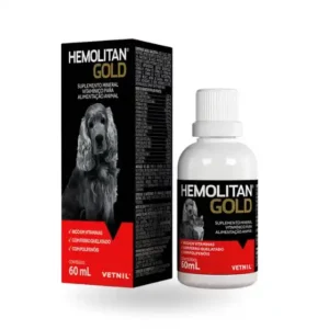 Hemolitan Gold Suplemento Vitamínico para Cães e Gatos 60 mL