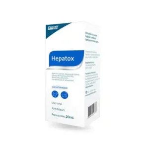 Hepatox Antitóxico para Cães e Gatos 20 mL