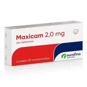 Maxicam 2mg Anti-inflamatório para Cães 10 comprimidos