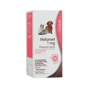 Meloxivet 1mg Anti-Inflamatório 10 comprimidos
