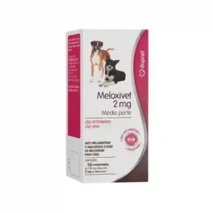Meloxivet 2mg Anti-Inflamatório para Cães Médio Porte 10 comprimidos