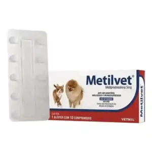 Metilvet Anti-Inflamatório 5mg 10 comprimidos