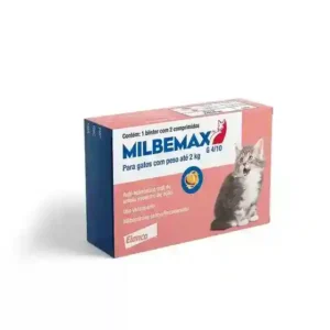 Milbemax G Vermífugo para Gatos 0,5 a 2kg 2 Comprimidos