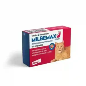 Milbemax G Vermífugo para Gatos de 2 a 8 kg 2 comprimidos