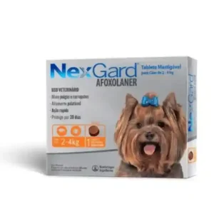 NexGard Antipulgas e Carrapatos para Cachorros de 2 a 4kg 1 tablete