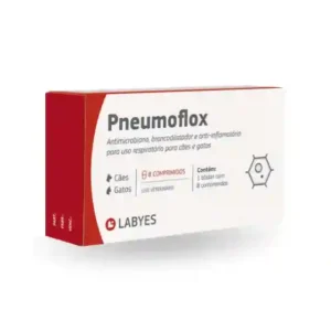 Pneumoflox Antibiótico para Cães e Gatos