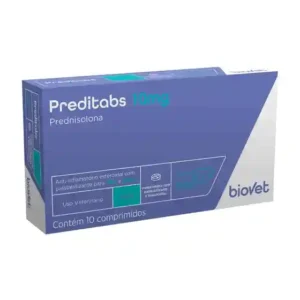 Preditabs 10 mg Anti-inflamatório para Cães e Gatos 10 comprimidos